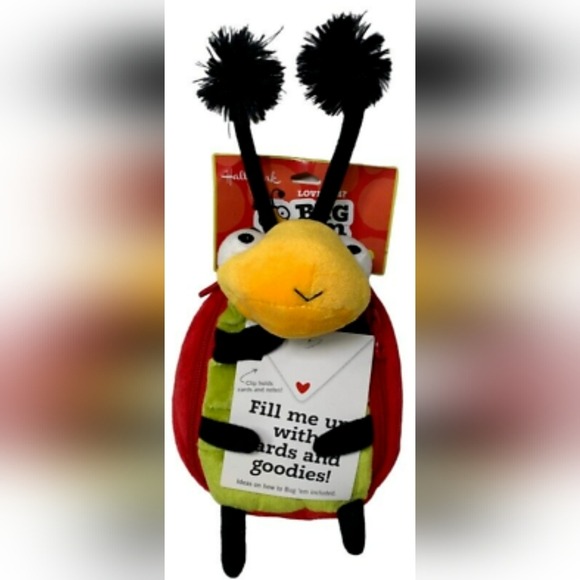 Hallmark Collectible Love'em Bug 'em Ladybug Bag Pouch Plush NWT