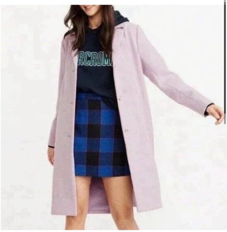 Abercrombie wool pea coat size XS