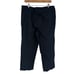 Nina Mclemore Pants 18 Black Trouser Side Zip Quiet Luxury Capsule Minimal Plus