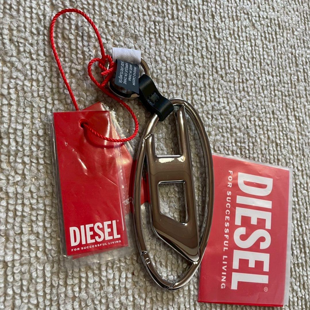 小物 DIESEL D Logo Carabiner Rare!! DIESEL Carabiner Oval D Logo Keychain Bag Charm Other