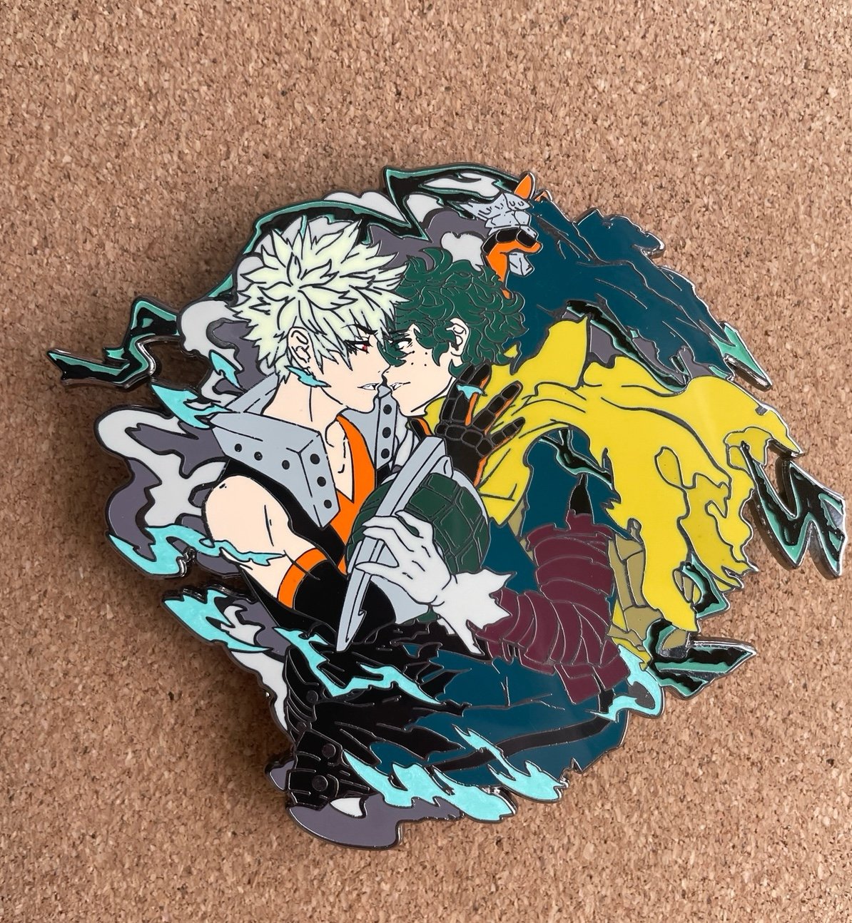 Bakudeku enamel pin
