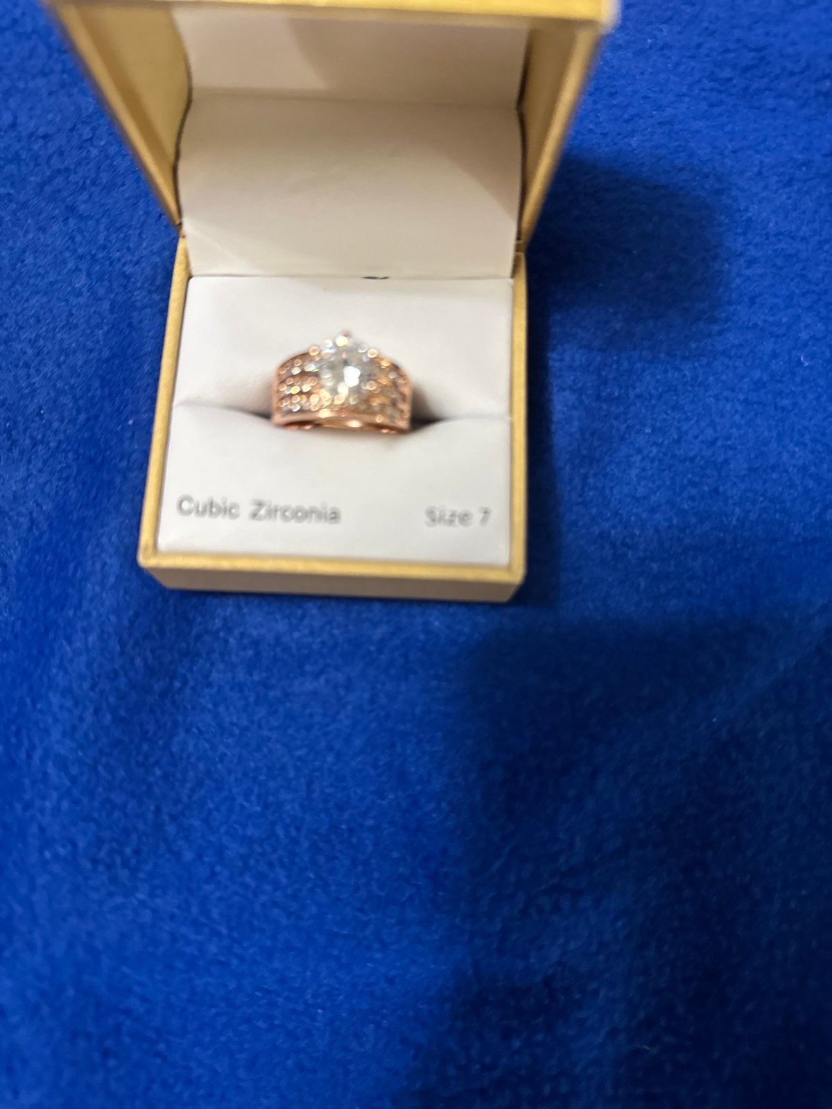 Fancy Rose Gold ring