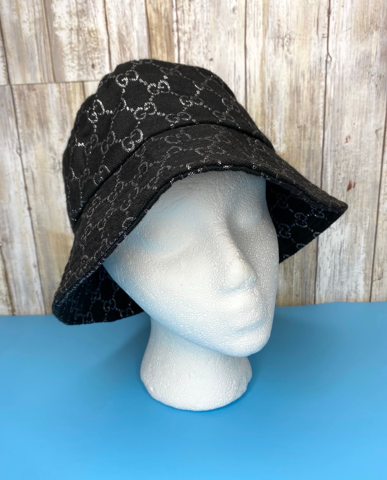 Gucci Black Bucket Hat Size Small
