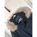 Abercrombie & Fitch Men's Ultra Downfill Hooded Parka Jacket Coat Navy Size XL