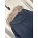 Abercrombie & Fitch Men's Ultra Downfill Hooded Parka Jacket Coat Navy Size XL
