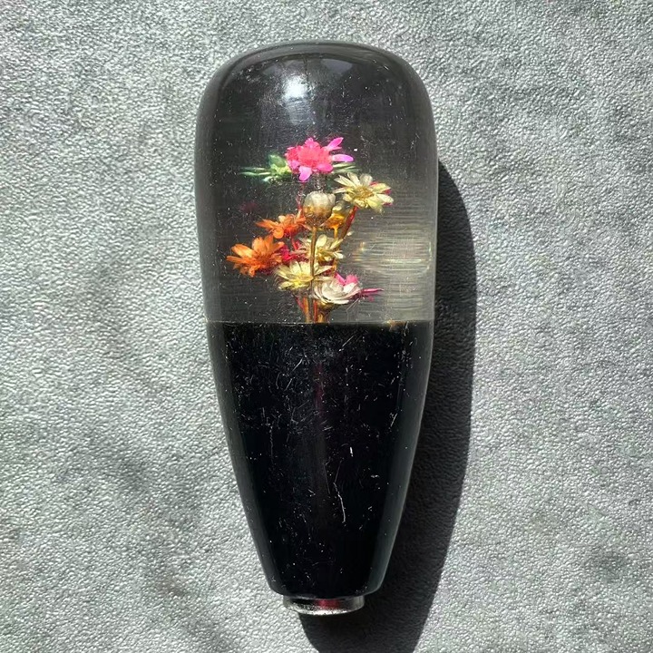 RARE! Vintage Japan Dried Flower Shift Gear Knob JDM Thread Size 8mm x 1.25 NOS