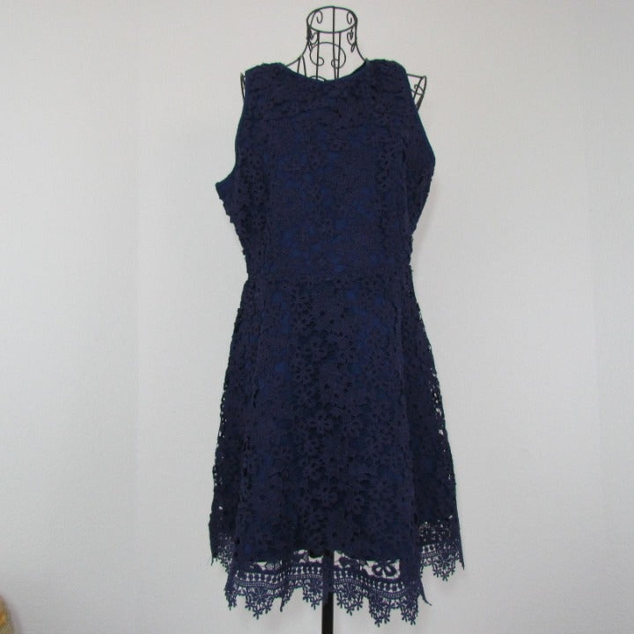 J.O.A. Women's Lace Sleeveless Dress M