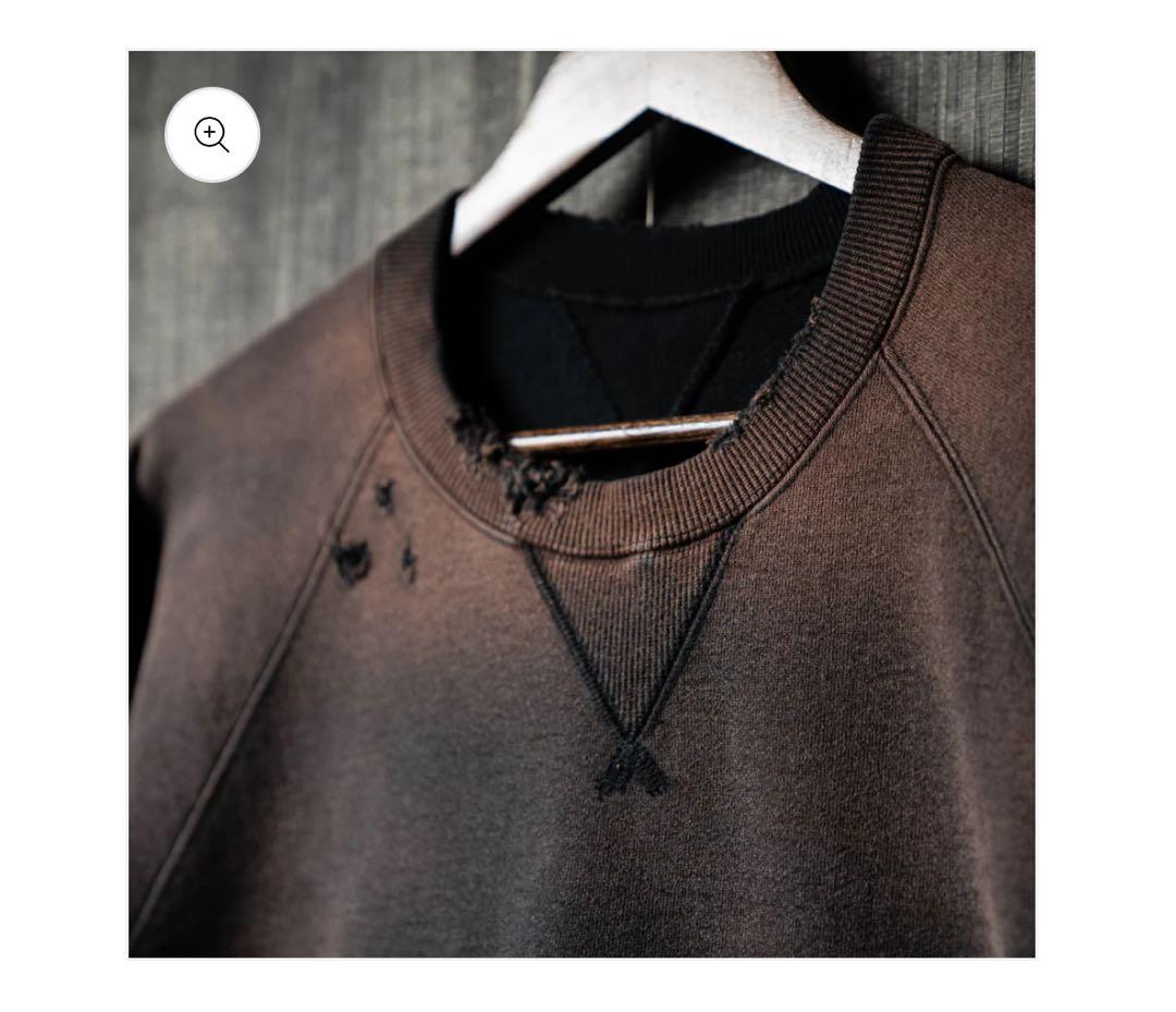 トップス PABLO VINCI Sun fade damage sweat Pablo Vinci sun fade damage sweat