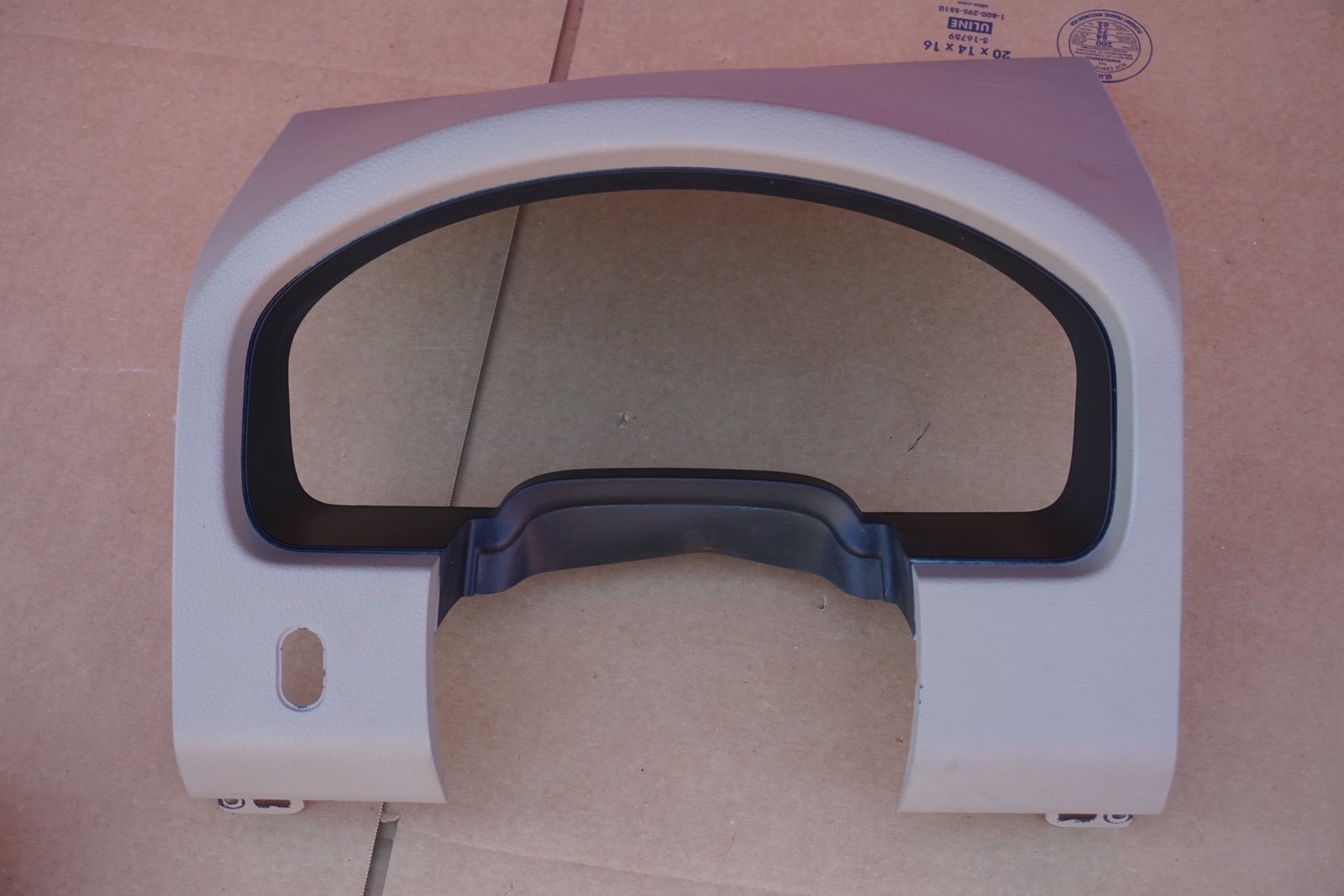 2004-2008 Ford F150 Instrument Cluster bezel trim cover - Beige