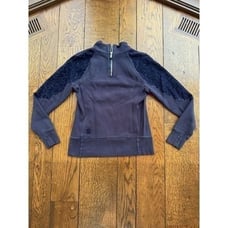 Vintage Lululemon Floral Flock Pullover Women’s Size 8 - Midnight Navy Sweater