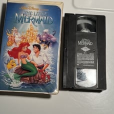 Disney The Little Mermaid (VHS, 1989) Black Diamond Edition Banned Cover