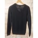 Women's 100% Cashmere Black V Neck Sweater Warm Top Size Medium Gift for Her