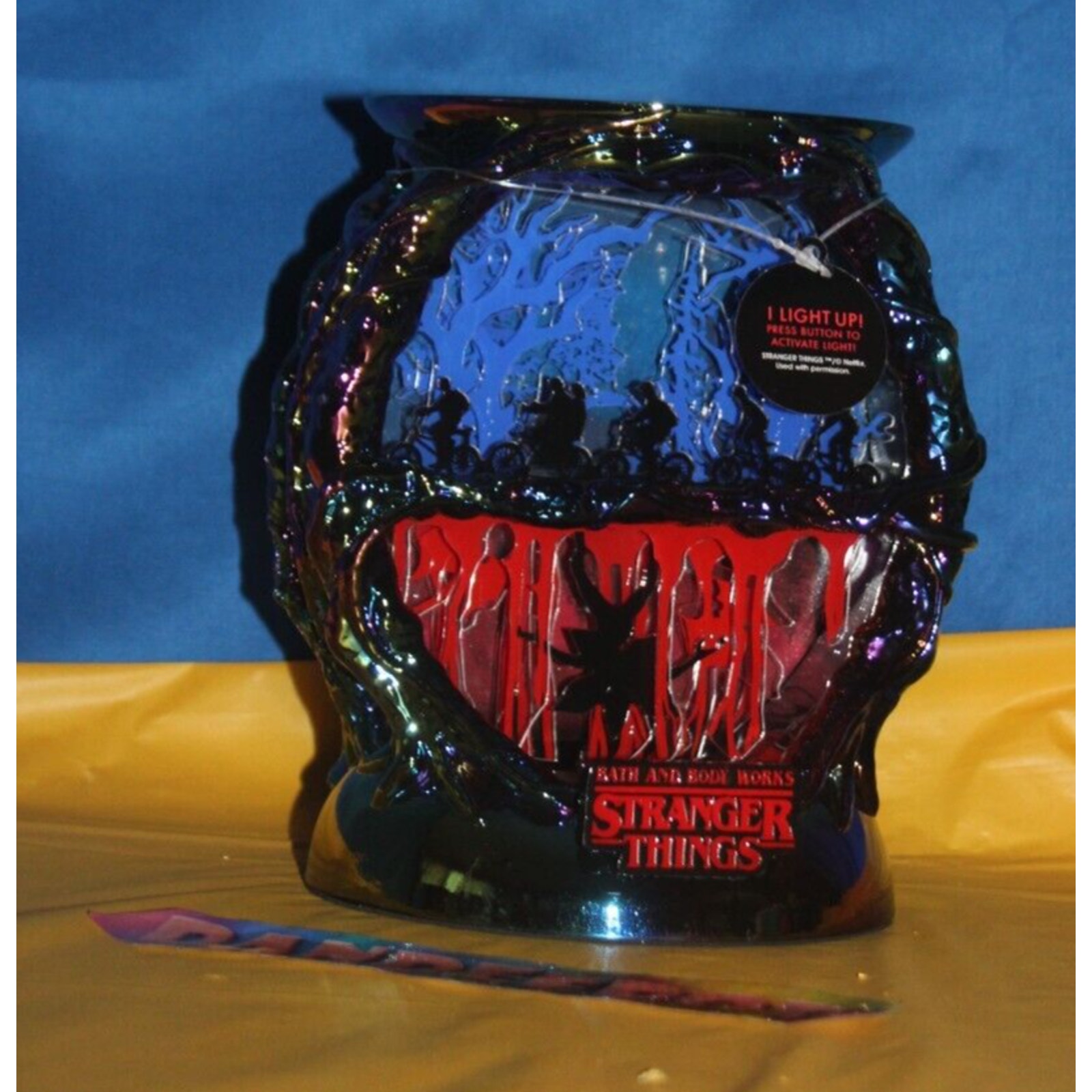 Bath & Body Works Stranger Things The Upside Down Lighted Pedestal Candle Holder