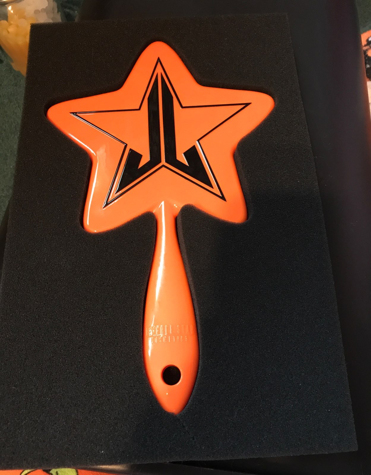 Jeffree Star mirror orange halloween