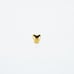 Solid 14kt gold nose piercing with heart 20 gauge New