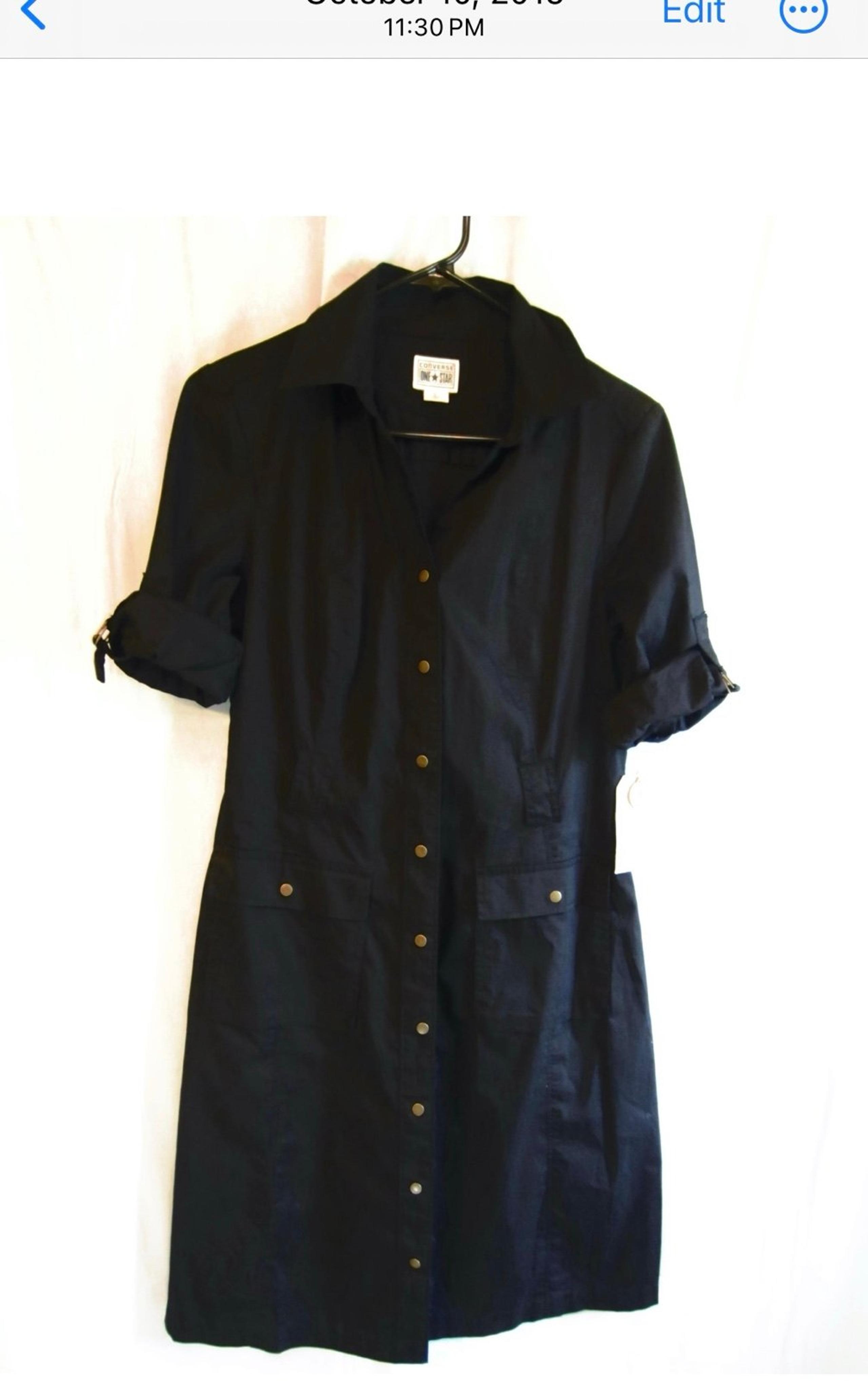 Vintage coverse black dress size small