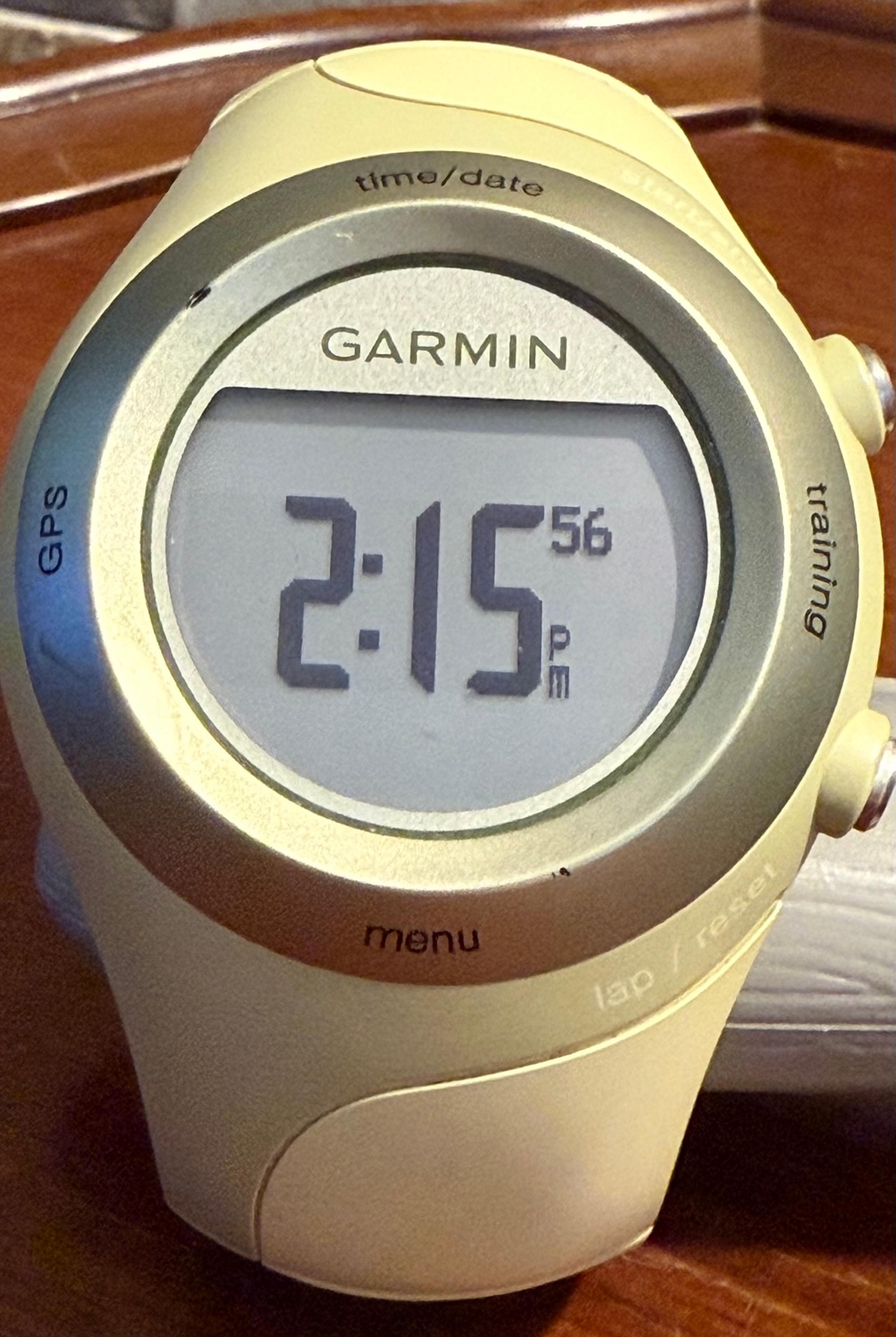 Garmin Forerunner  Light Green 405 GPS Running Watch *charger not included* EUC