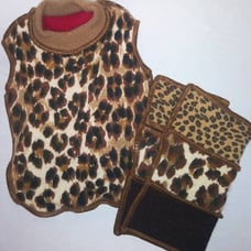 Pet sweater and hand warmers set
