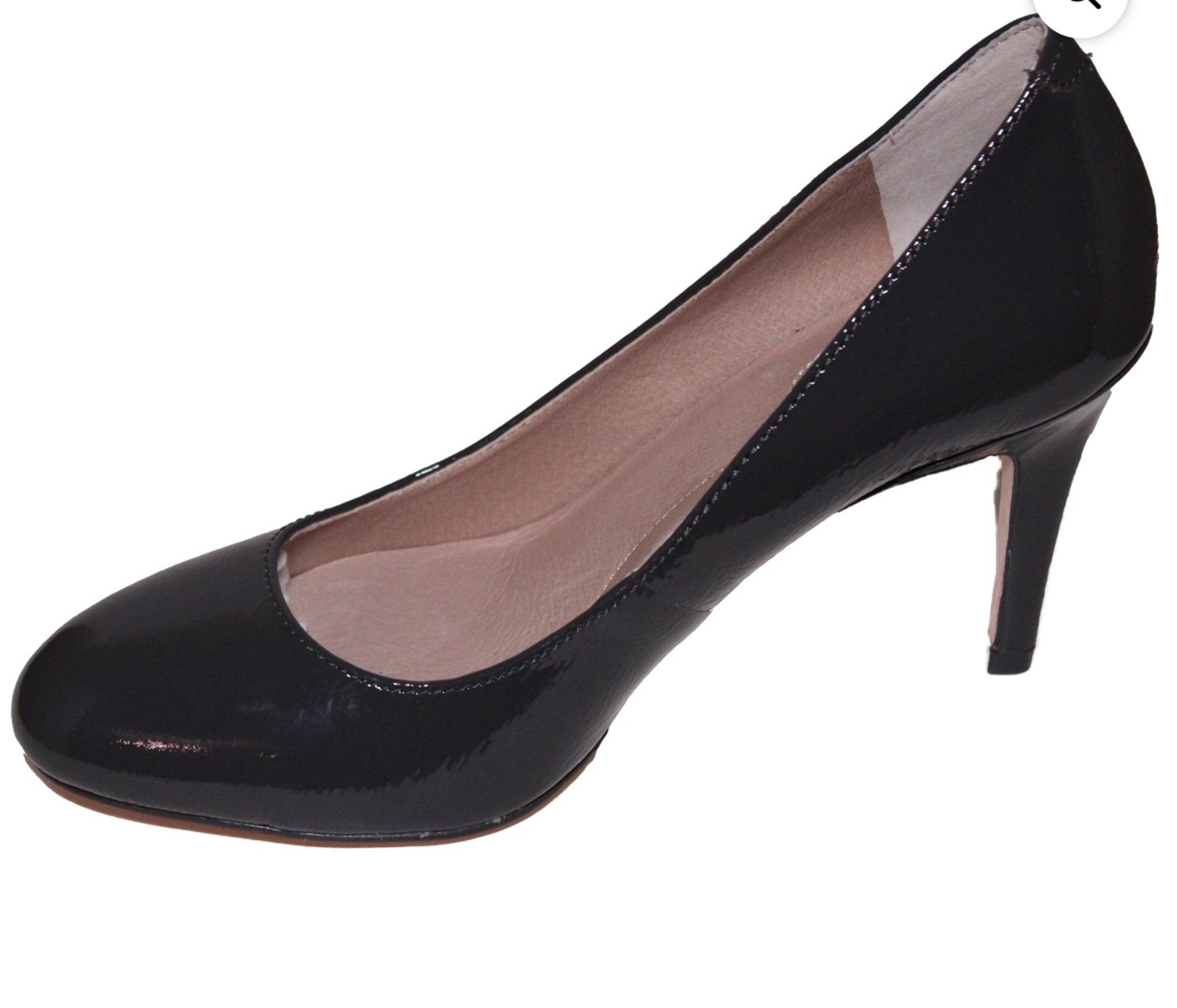 Lands End Ashby Patent Leather High Heel Pump