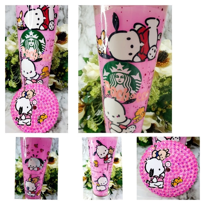 Pochacco Inspired Starbucks Tumbler **Sealed** | Hello kitty | Sanrio | Kawaii |