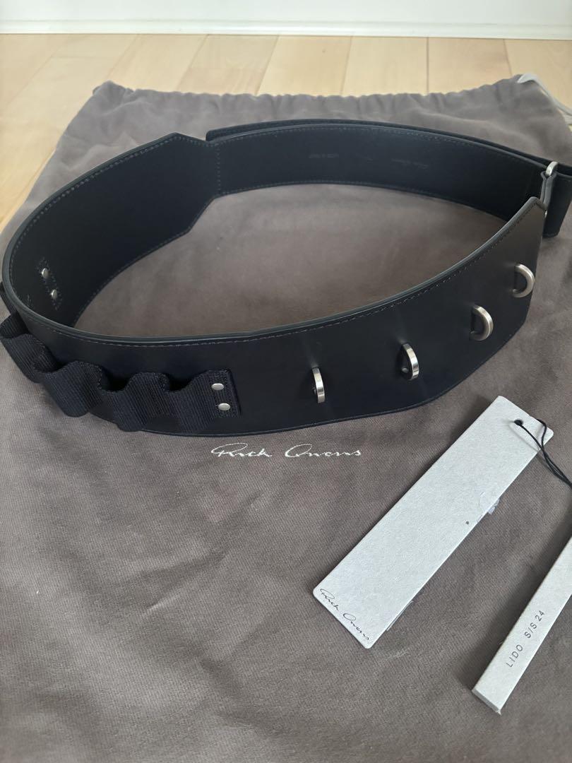 【期間限定！最安値挑戦】 Rick Owens 2024SS Lido CARGO BELT Belts 小物