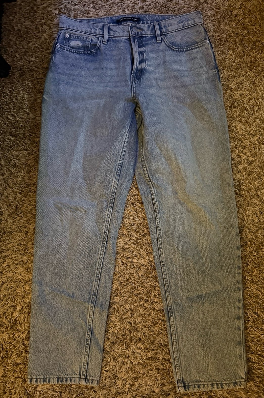 Calvin Klein Jeans Straight Fit in Light Blue