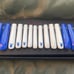 CUSTOM HANDMADE Playboy Bunny Blue White Salon Quality Full Set Nails