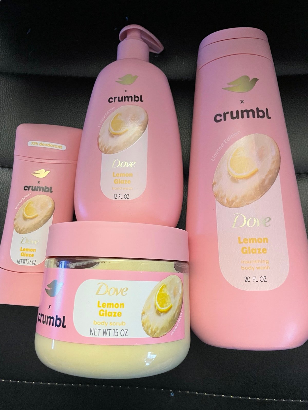 Dove x Crumbl Lemon Glaze Set