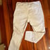 Vineyard Vines White Pants crop fringe hem line great quality Sz 33