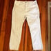 Vineyard Vines White Pants crop fringe hem line great quality Sz 33