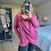 Athlete | NEW Buttery Soft Purana Wrap Sweater In Decadent Red Size: Small
