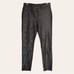 Chico’s Faux Leather Reptile Pants Sz 1 (M) Espresso Stretchy Slimming Leggings