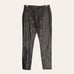 Chico’s Faux Leather Reptile Pants Sz 1 (M) Espresso Stretchy Slimming Leggings