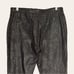 Chico’s Faux Leather Reptile Pants Sz 1 (M) Espresso Stretchy Slimming Leggings