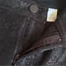 Chico’s Faux Leather Reptile Pants Sz 1 (M) Espresso Stretchy Slimming Leggings