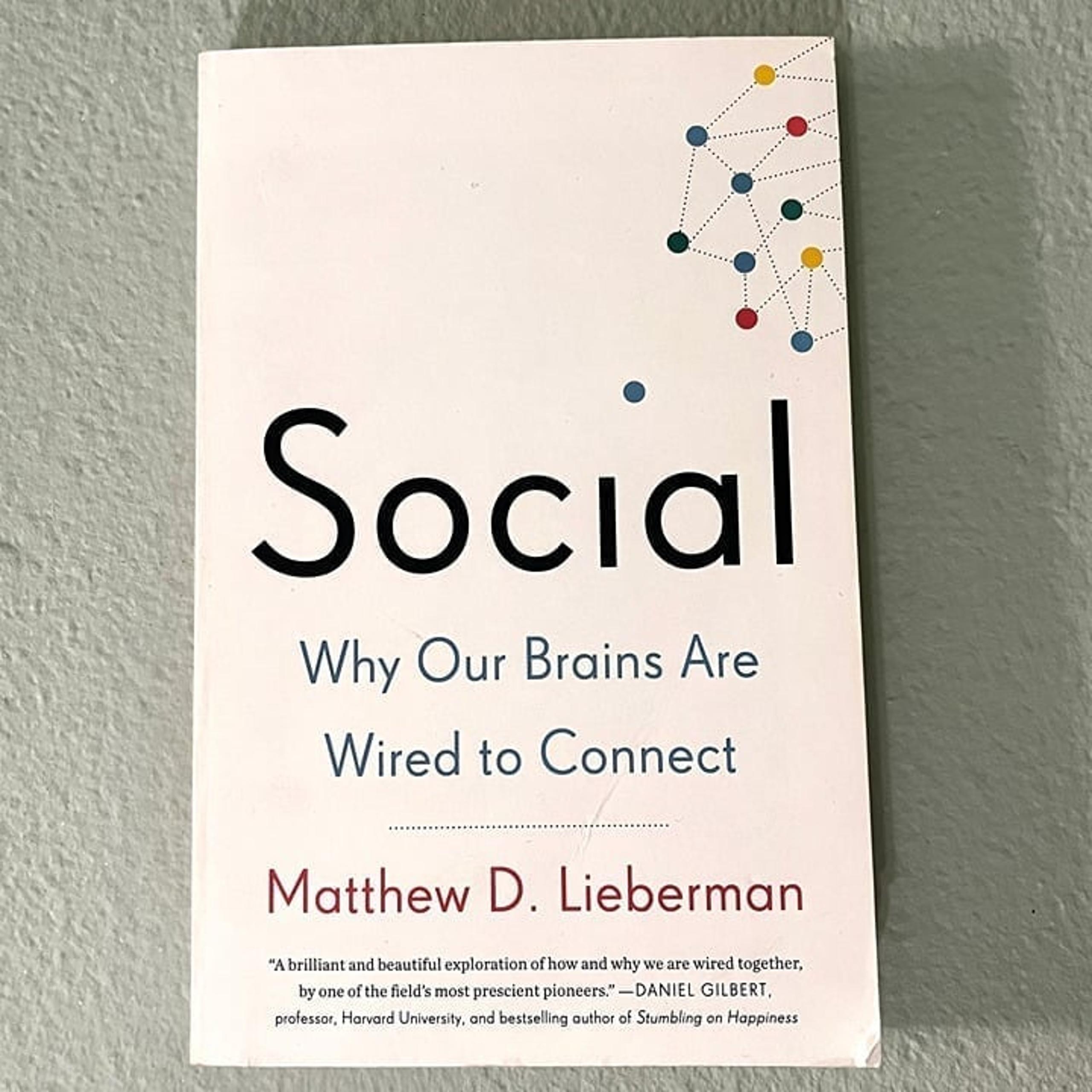 Social: Why Our Brains Are Wired to Connect by Matthew D. Lieberman