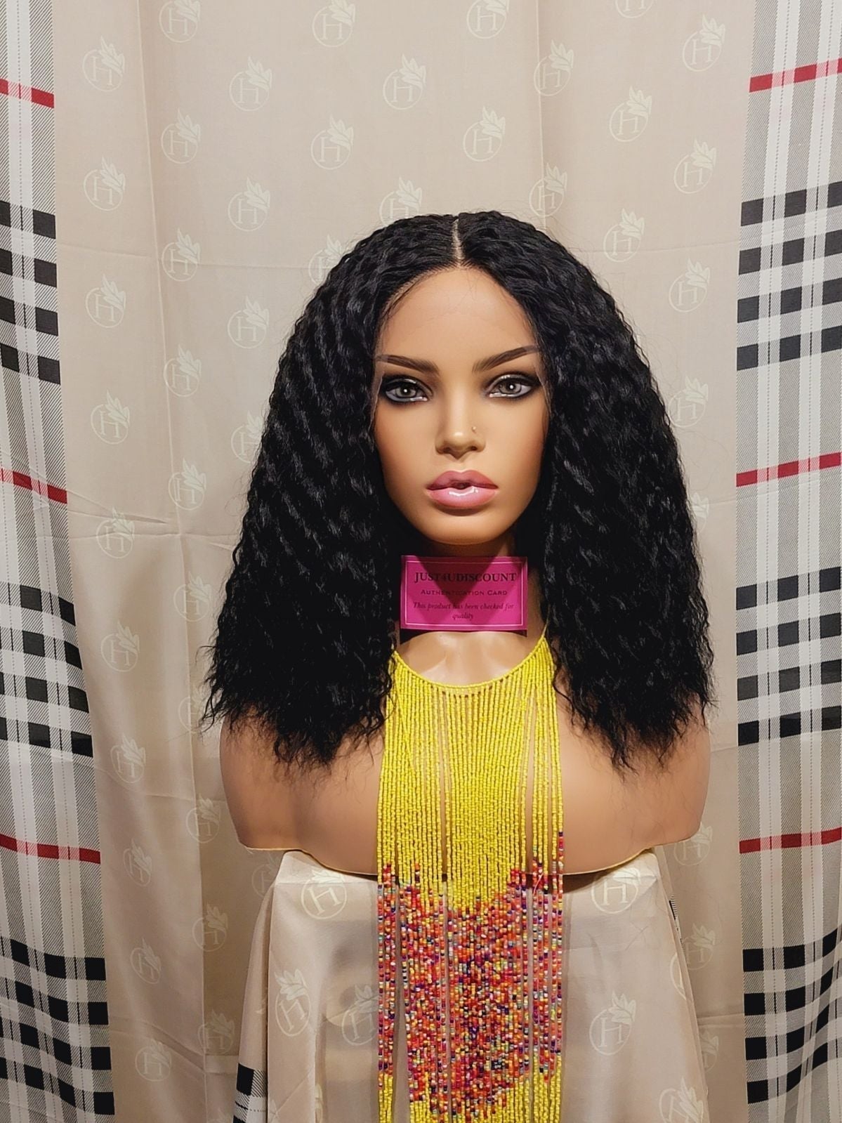 Wowfactor natural wavy kinky h.d wig