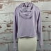Taylor Swift The Eras Tour Cropped Lavender Hoodie Size Medium