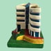 Michelin Tire N.A. Headquarters Building Greenville SC Pen Pencil Holder Ceramic