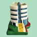 Michelin Tire N.A. Headquarters Building Greenville SC Pen Pencil Holder Ceramic