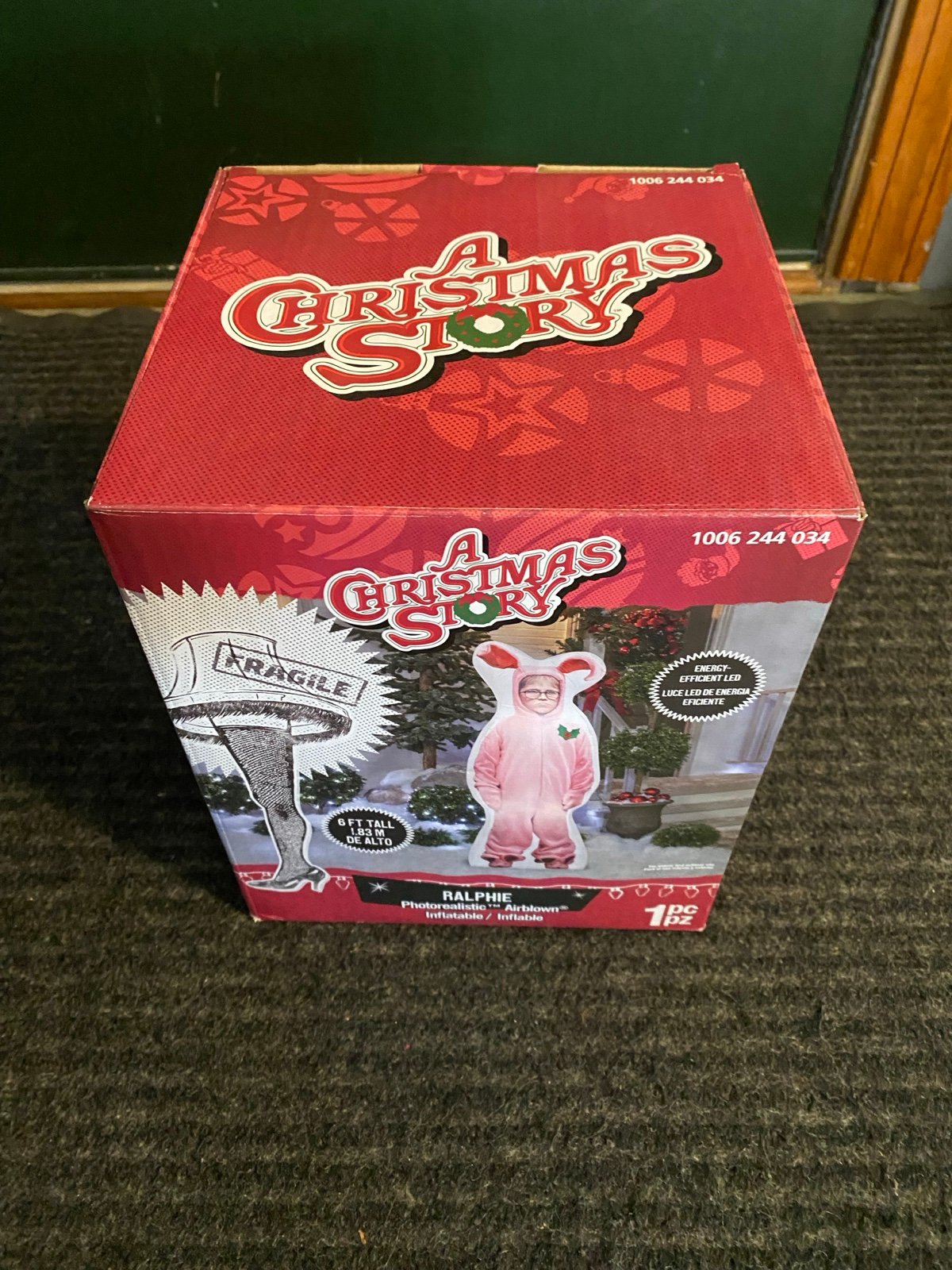 A Christmas Story Ralphie bunny inflatable