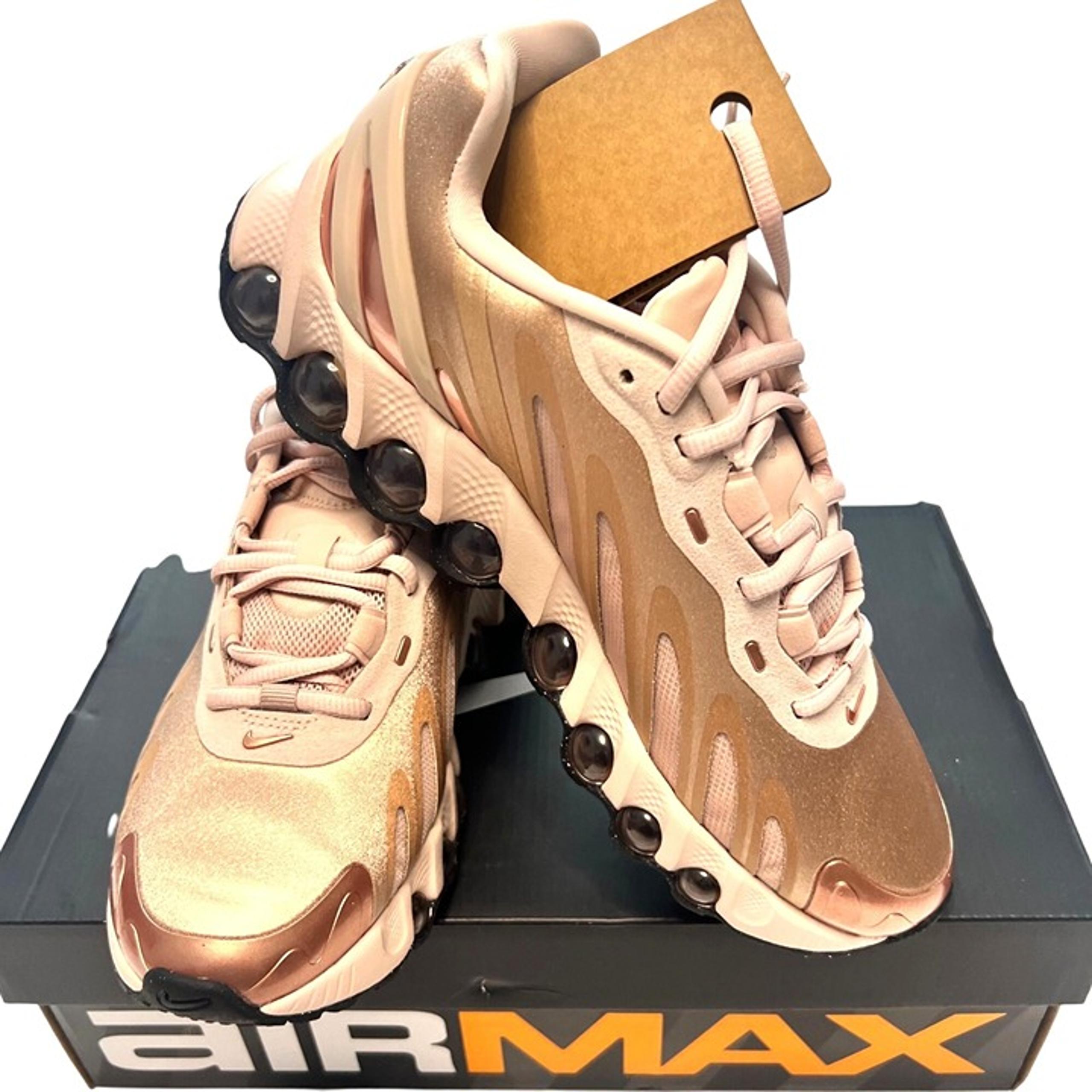 Nike Air Max Dn8 Rose Gold Women Sport Sneakers Metallic Red Bronze Size 8