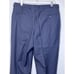 Tessilstrona Men's 35 Navy Blue 100% Wool Pleated Front Cuffed Hem Dress Pants