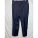 Tessilstrona Men's 35 Navy Blue 100% Wool Pleated Front Cuffed Hem Dress Pants