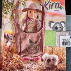 American Girl Kira bag and Koala craft