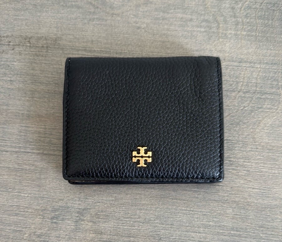 Tory Burch Black Leather Wallet