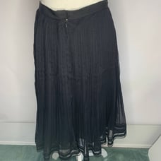 Oscar de la Renta Pleated Silk Skirt 4
