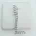925 Sterling Silver Cubic Zirconia Initial Pendant, UU1P6A617