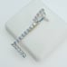 925 Sterling Silver Cubic Zirconia Initial Pendant, UU1P6A617