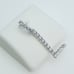 925 Sterling Silver Cubic Zirconia Initial Pendant, UU1P6A617